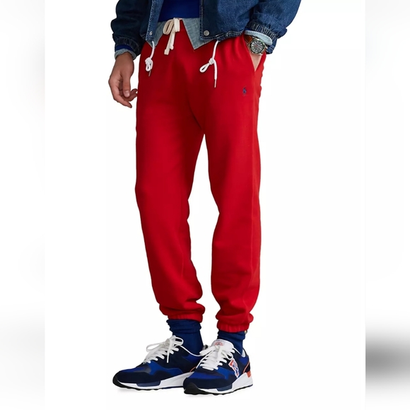 NWT Men's Ralph Lauren Polo RL Fleece Athletic Joggers - Picture 3 of 6